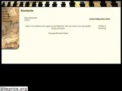 Sites similar to klaucke.info