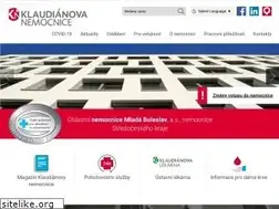 Sites similar to klaudianovanemocnice.cz