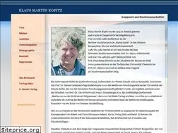 Sites similar to klaus-martin-kopitz.de