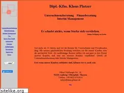 Sites similar to klaus-platzer.de