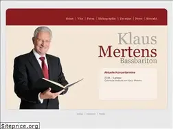 Sites similar to klausmertens.com