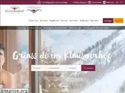 Sites similar to klausnerhof.at