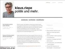 Sites similar to klausriepe.de