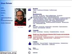 Sites similar to klausrohwer.de