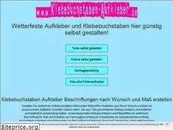 Sites similar to klebebuchstaben-aufkleber.de