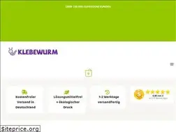 Sites similar to klebewurm.de