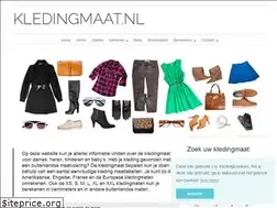 Sites similar to kledingmaat.nl