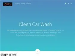 Sites similar to kleencarwash.com