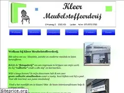 Sites similar to kleermeubelstoffeerderij.nl