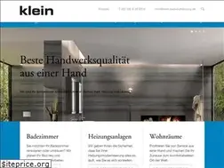 Sites similar to klein-badundheizung.de