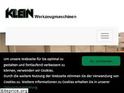 Sites similar to klein-werkzeugmaschinen.de