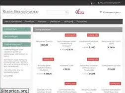 Sites similar to kleinbeddengoed.nl