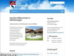 Sites similar to kleinboesingen.ch