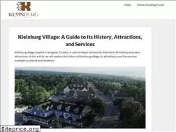 Sites similar to kleinburgvillage.ca