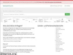 Sites similar to kleine-anfragen.de