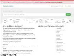 Sites similar to kleineanfragen.de