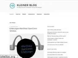 Sites similar to kleiner-blog.de