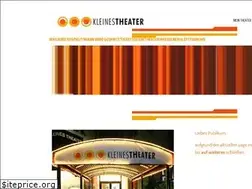 Sites similar to kleines-theater.de