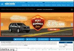 Sites similar to kleinhonda.com