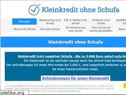 Sites similar to kleinkredit-ohne-schufaauskunft.com