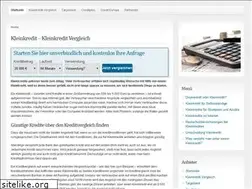 Sites similar to kleinkredit.net