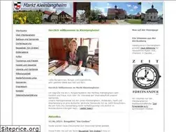 Sites similar to kleinlangheim.de