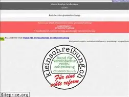 Sites similar to kleinschreibung.ch