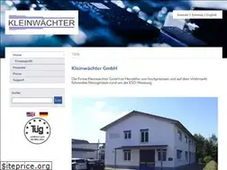 Sites similar to kleinwaechtergmbh.de