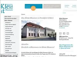 Sites similar to kleist-museum.de