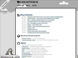 Sites similar to klen.github.io