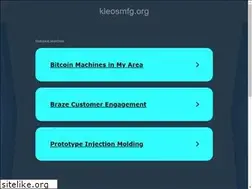 Sites similar to kleosmfg.org