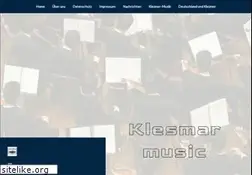 Sites similar to klesmer-musik.de