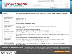 Sites similar to klettband-technik.de