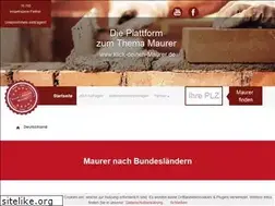 Sites similar to klick-deinen-maurer.de