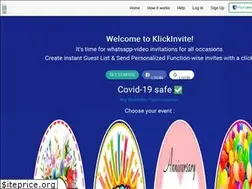 Sites similar to klickinvite.com