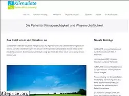 Sites similar to klimaliste-bw.de