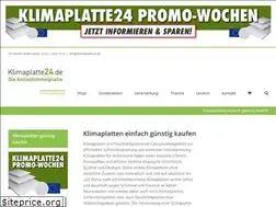 Sites similar to klimaplatte24.de