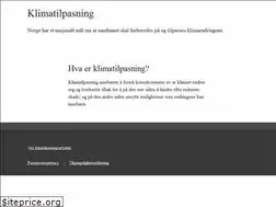 Sites similar to klimatilpasning.no