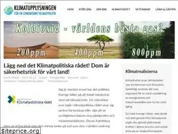 Sites similar to klimatupplysningen.se