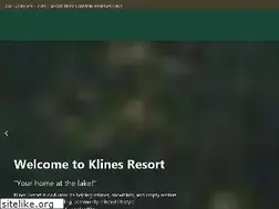 Sites similar to klinesresort.com