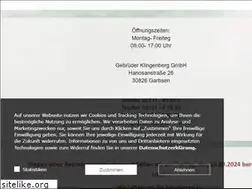 Sites similar to klingenberg-zaeune.de