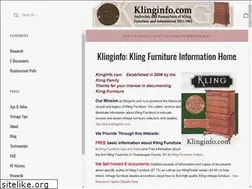 Sites similar to klinginfo.com