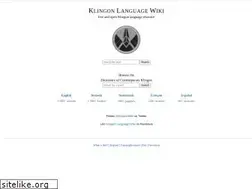 Sites similar to klingonwiki.net