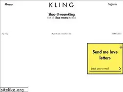Sites similar to klingstore.com