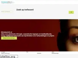 Sites similar to kliniekeninfo.nl