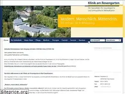 Sites similar to klinikamrosengarten.de