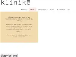 Sites similar to klinike.se