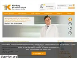 Sites similar to klinikum-altmuehlfranken.de