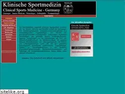 Sites similar to klinische-sportmedizin.de