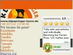 Sites similar to klipspringer-tours.de